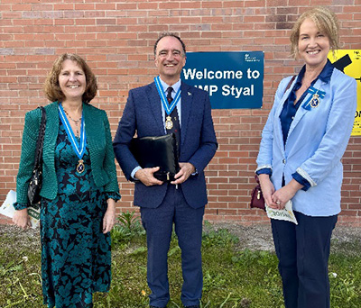 Joint visit with Lancashire High Sheriff David Collinge and Merseyside High Sheriff Hazel Snell earlier this week.