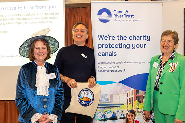 Waterways Museum 50th Lynn Pegler High Sheriff of Cheshire Campbell Robb CEO Canal  River Trust Susan Sellers Vice Lord-Lieutenant of Cheshire