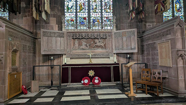 Memorial to the Mercian Regiment Soldiers killed in Afghanistan