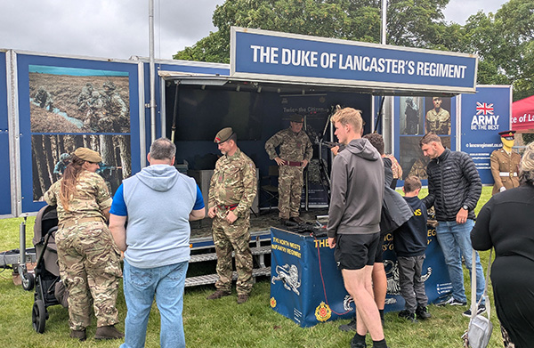 Saluting the Duke of Lancaster’s Regiment