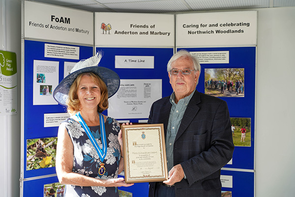 With Chair Alan Redley