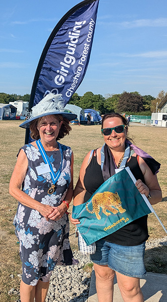Guide leader Sue Clough